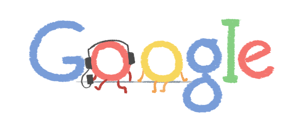 doodle van google voor valentijnsdag 
