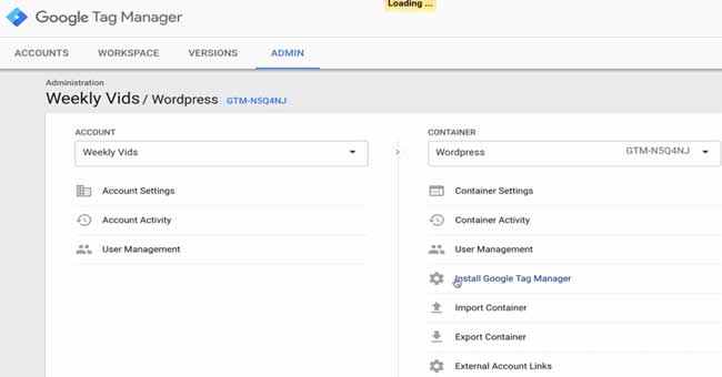 Steps to integrate Google Tag Manager with WordPress
